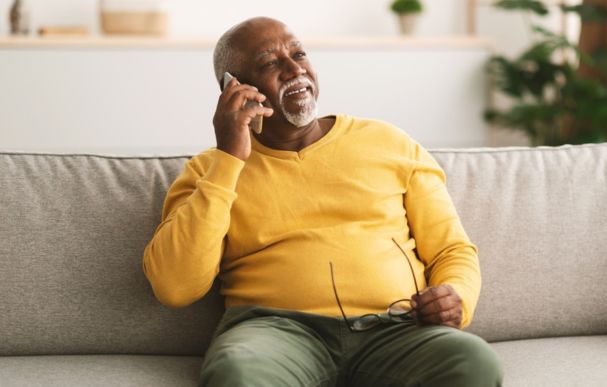 Man On The Telephone Man on the telephone